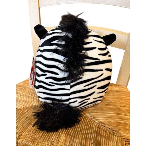 New! Squishmallows Tracey The Zebra Stuffed Plush Animal Toy Sparkle Pink Ears - Picture 4 of 5